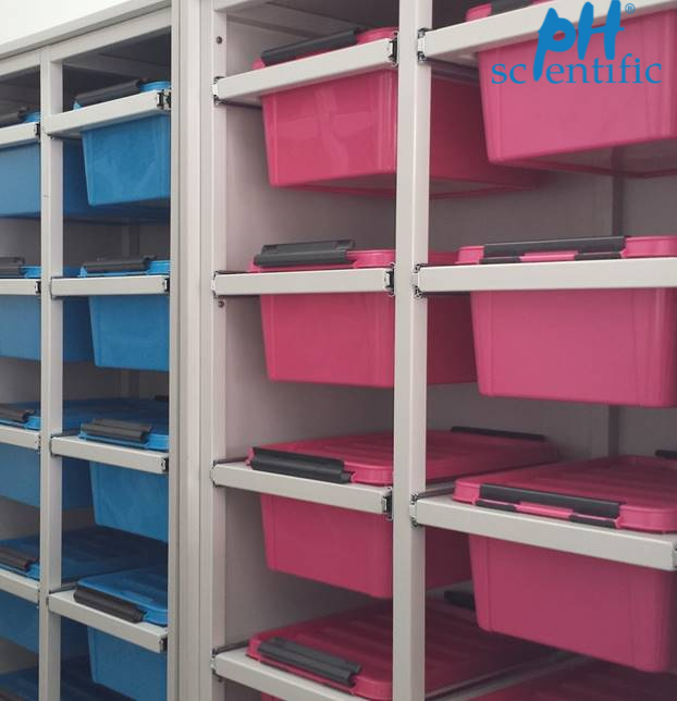 KỆ LƯU MẪU DẠNG HỘP CHO PHÒNG THÍ NGHIỆM